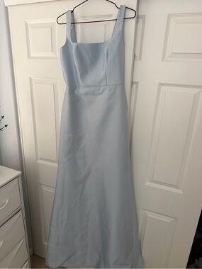 Bella Bridesmaids Light Blue Bridesmaid Dress - ALFRED SUNG | size 4